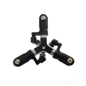 3-Blatt Heckrotorkopf Alu CNC T-Rex 450, Starrantrieb