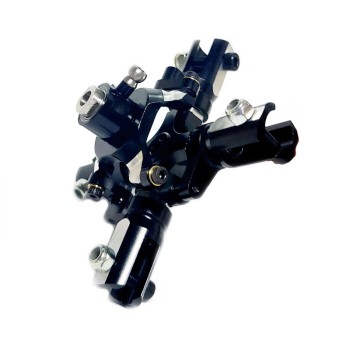 4-Blatt Heckrotorkopf Alu CNC T-Rex 500, Zahnriemen