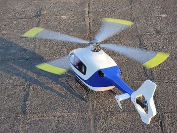 Carbon Scale Rotorblätter 320 mm für 450er RC-Helikopter - 4-Blatt-Set
