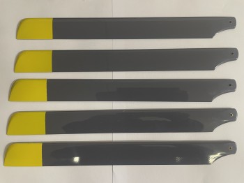 Carbon Scale Rotorblätter 320 mm für 450er RC-Helikopter - 5-Blatt-Set