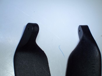 Klapppropeller 12 x 8,5 Kunststoff schwarz