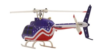 RC ERA A60 Bell 206 Mini-Hubschrauber 1:42, Stars and Stripes - RTF
