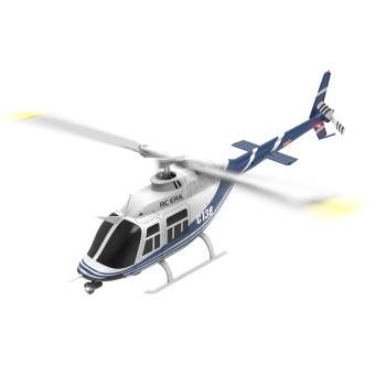RC ERA C138 Bell 206 Scale-Hubschrauber 1:33, 6 Kanäle, Höhenhaltung, blau/weiß - RTF