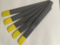 Carbon Scale Rotorblätter 320 mm für 450er RC-Helikopter - 5-Blatt-Set Carbon Scale Rotorblätter 320 mm für 450er RC-Helikopter - 5-Blatt-Set