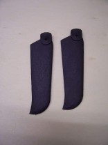 Heckrotorblätter Kunstoff schwarz T-Rex 500, 82 mm