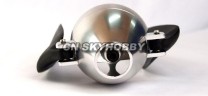 Klapp-Spinner Alu 45x6,0 offen silber