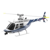 RC ERA C138 Bell 206 Scale-Hubschrauber 1:33, 6 Kanäle, Höhenhaltung, blau/weiß - RTF