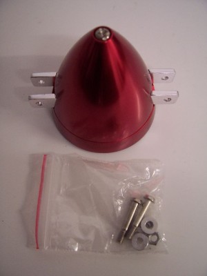 Spinner Alu 40x5,0 geschlossen rot