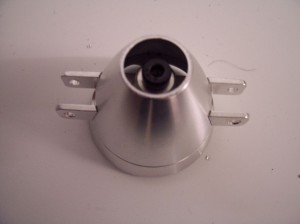 Klapp-Spinner Alu 35x2,0 offen silber