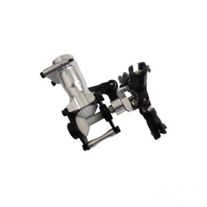 3-Blatt Heckrotorkopf Alu CNC T-Rex 450, Starrantrieb