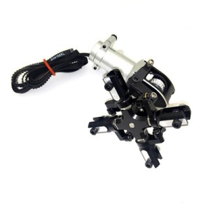 4-Blatt Heckrotorkopf Alu CNC T-Rex 500, Zahnriemen
