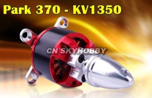 Brushless Motor Park 370 C2826 KV1350 3 mm Welle