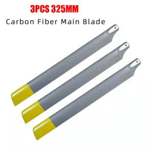 Carbon Scale Rotorblätter 320 mm für 450er RC-Helikopter - 3-Blatt-Set