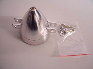 Klapp-Spinner Alu 40x3,2 geschlossen silber