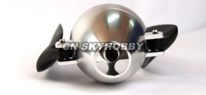 Klapp-Spinner Alu 40x4,0 offen silber