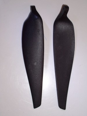 Klapppropeller 13 x 7 Kunststoff schwarz