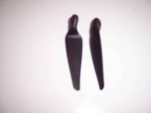 Klapppropeller 8 x 4 Kunststoff schwarz