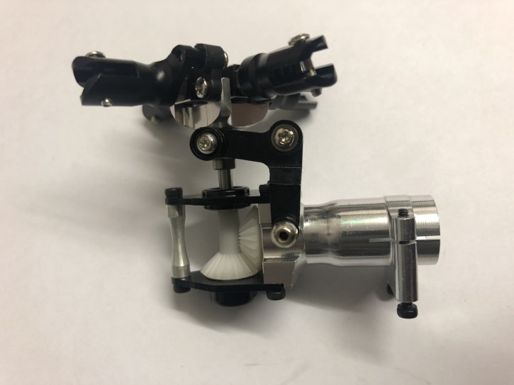 4-Blatt Heckrotorkopf Alu CNC T-Rex 450, Starrantrieb