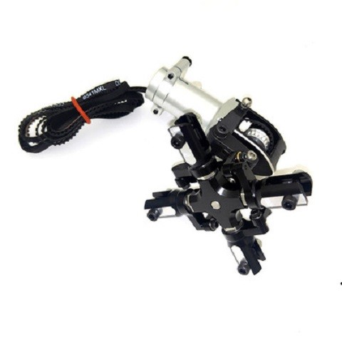 4-Blatt Heckrotorkopf Alu CNC T-Rex 450, Zahnriemen