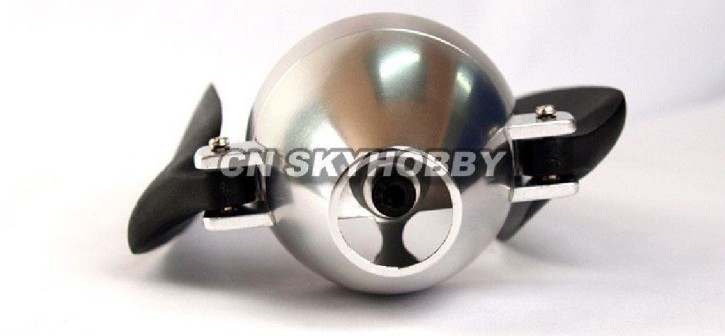 Klapp-Spinner Alu 45x6,0 offen silber