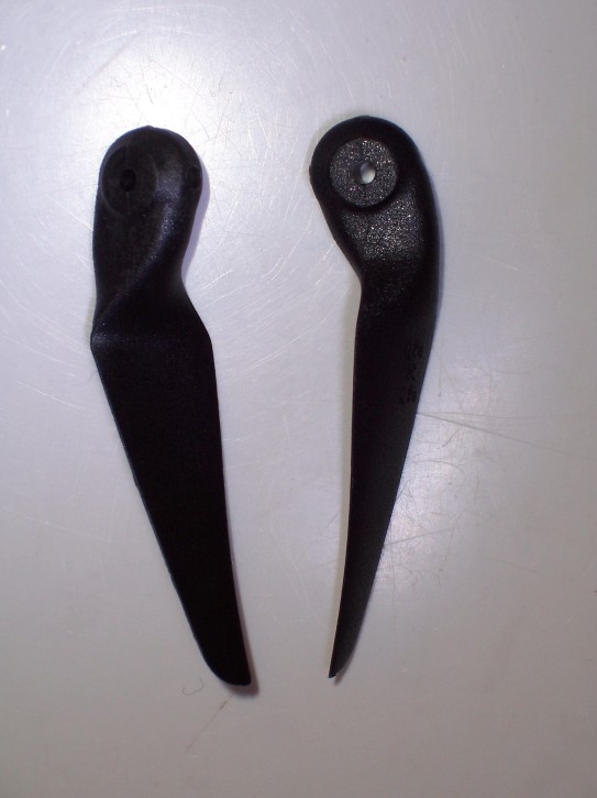 Klapppropeller 5 x 5 Kunststoff schwarz